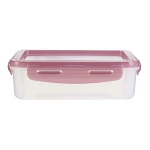Lunch box śniadaniówka z elastyczną pokrywą czerwony - Pozostałe akcesoria kuchenne - miniaturka - grafika 1