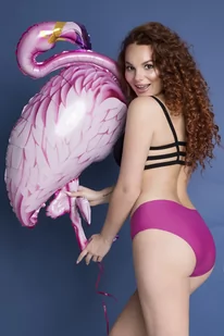 Figi Simple Panty Purpurowe (Rozmiar XL) - Majtki damskie - miniaturka - grafika 1