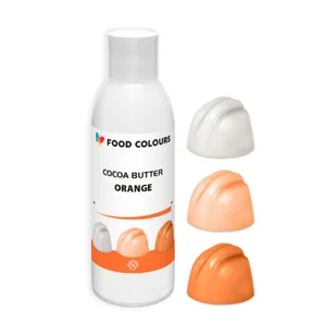 Food Colours masło kakaowe pomarańcz orange 100g - Dodatki do ciast w proszku - miniaturka - grafika 1