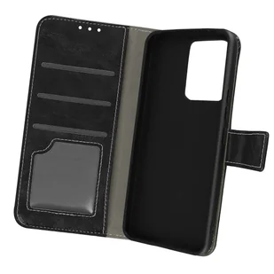 Etui Folio do uchwytu wideo Vivo V23 5Gi Clap Wallet czarne - Etui i futerały do telefonów - miniaturka - grafika 1