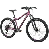 Rowery - Rower górski MTB INDIANA X-Pulser 3.7 D19 27.5 cala damski Fioletowy - miniaturka - grafika 1