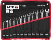 Klucze i nasadki - Yato ZESTAW KLUCZY PŁASKO-OCZKOWYCH Z GRZECHOTKĄ kpl.12szt. - miniaturka - grafika 1