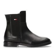 Botki damskie - Buty Tommy Hilfiger Chelsea Boot W T4A5-33045-0036999-999 czarne - miniaturka - grafika 1