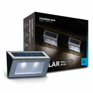 Modee solarna lampa ścienna LED ML-WS108, 2 szt. - Lampy ogrodowe - miniaturka - grafika 1