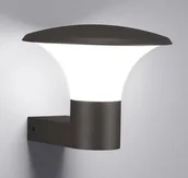 Lampy ścienne - Trio Leuchten Nowoczesny okrągły kinkiet zewnętrzny ciemnoszary zawiera LED - Papi - miniaturka - grafika 1