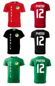 Koszulki sportowe męskie - Koszulka UKRAINA Andriy PYATOV 12 - miniaturka - grafika 1