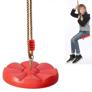 Huśtawka talerz czerwony - Place zabaw - miniaturka - grafika 1