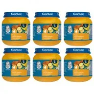 Dania dla dzieci - Gerber Zupka krem z jasnych warzyw z kurczakiem dla niemowląt po 5 miesiącu zgrzewka 6 x 125 g - miniaturka - grafika 1