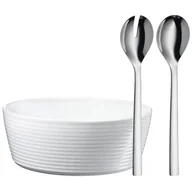 Miski i półmiski - WMF Łyżki i misa do sałaty Nuova 12.9390.9990 - miniaturka - grafika 1
