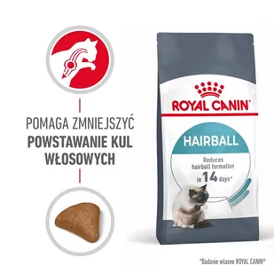 ROYAL CANIN Hairball Care 10kg karma sucha dla kotów dorosłych, eliminacja kul włosowych + Hairball Care (sos) 12x85g - Sucha karma dla kotów - miniaturka - grafika 4