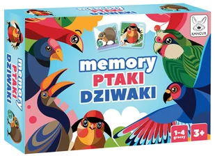 Memory. Ptaki Dziwaki Kangur - gra - Gry planszowe - miniaturka - grafika 1