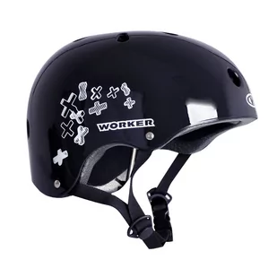 Worker Kask freestyle, Standard, czarny, rozmiar S - Kaski narciarskie - miniaturka - grafika 1