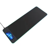 Podkładki na biurko - Podkładka pod mysz z funkcją ładowania bezprzewodowego Choetech T543-F-ACBK 15W (czarna) - miniaturka - grafika 1