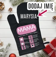 Fartuchy i rękawice kuchenne - RĘKAWICA KUCHENNA DLA MAMY NA PREZENT - miniaturka - grafika 1