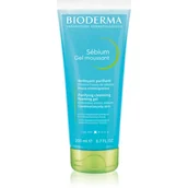Balsamy i kremy do ciała - Bioderma Sebium Gel Moussant żel oczyszczający do skóry tłustej i mieszanej  200ml - miniaturka - grafika 1