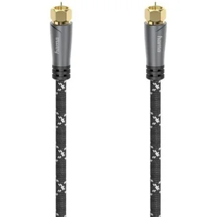 Hama Kabel antenowy Premium 120 dB 1.5 m Czarny > PIĄTY PRODUKT 99% - Kable - miniaturka - grafika 1