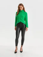 Spodnie damskie - Spodnie damskie czarne - SSP4171CA spodnie długie - TOP SECRET - Odzieżowy sklep internetowy TOP SECRET - miniaturka - grafika 1