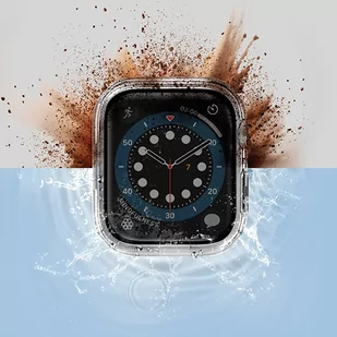 UNIQ etui Nautic Apple Watch Series 7/8 41mm przezroczysty/dove clear - Akcesoria do zegarków - miniaturka - grafika 4