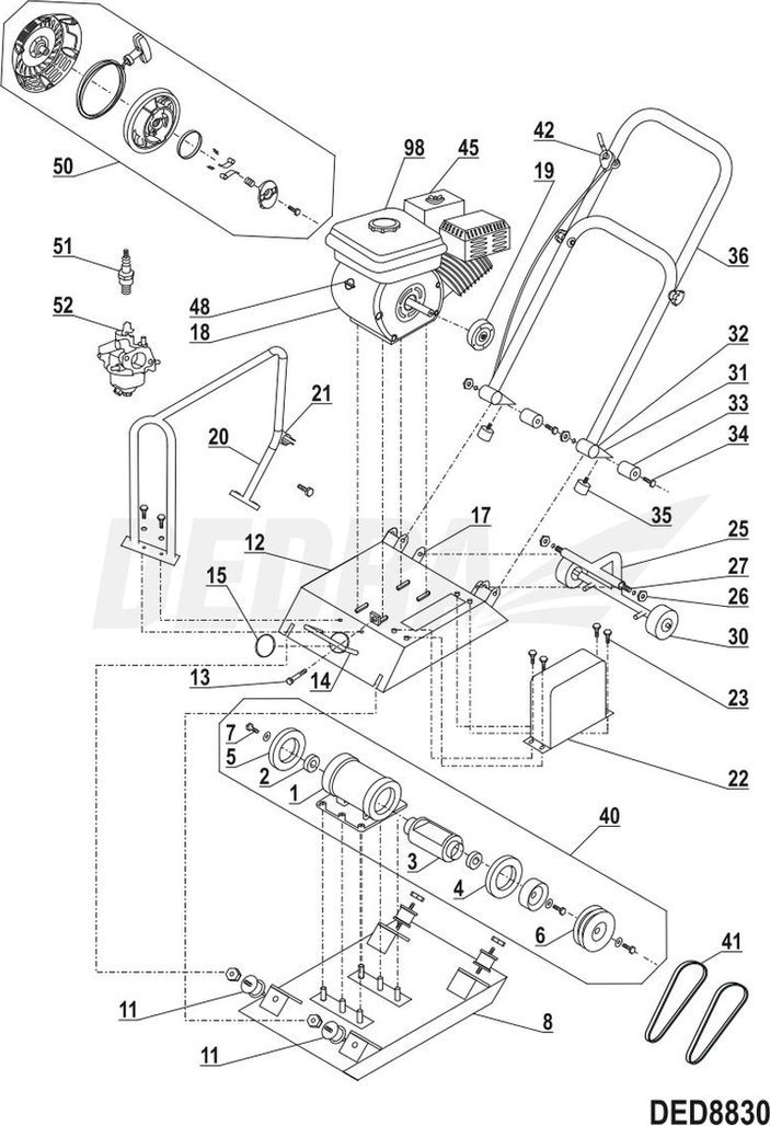 Dedra Płyta wibracyjna