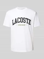 Koszulki męskie - T-shirt z nadrukiem z logo - miniaturka - grafika 1