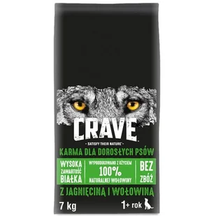 Crave Jagnięcina/Wołowina 7 kg - Sucha karma dla psów - miniaturka - grafika 1