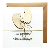 Kartki okolicznościowe i zaproszenia - Kartka Chrzest Święty - Naem - miniaturka - grafika 1