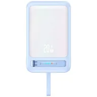 Powerbanki - Powerbank USAMS XM Series CD219 10000mAh Magnetic Wireless niebieski - miniaturka - grafika 1
