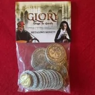 Akcesoria do gier planszowych - SLOYCA Glory: Droga do Chwały - metalowe monety - SLOYCA - miniaturka - grafika 1