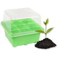 Szklarnie ogrodowe - Miniszklarnia do kiełkowania 9 komórek, plastikowa 6 szt - miniaturka - grafika 1