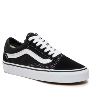 Vans Tenisówki Old Skool VN000D3HY28 Black/White - Trampki damskie - miniaturka - grafika 1