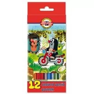 Przybory szkolne - Koh-I-Noor Kredki szkolne 12 kolorów Krecik - miniaturka - grafika 1