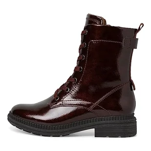 Jana Damskie Softline 8-25264-41 wygodne uniwersalne buty klasyczne buty na co dzień botki, Copper Patent, 40 EU Weit - Botki damskie - miniaturka - grafika 1