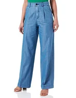 Spodnie damskie - Sisley Spodnie damskie 42FSLE00T Pants, 902 niebieskie, 25 - miniaturka - grafika 1