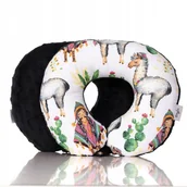 Akcesoria do fotelików - Poduszka podróżna dla dzieci rogal zagłówek alpaki - miniaturka - grafika 1