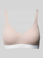 Biustonosze - Biustonosz typu bralette z elastycznym pasem z logo - miniaturka - grafika 1