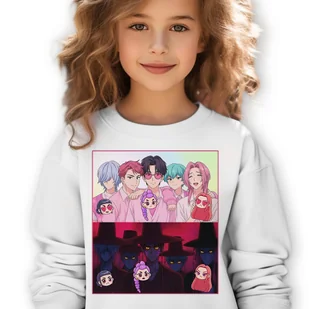 Bluza Dziecięca Biała DARK SAJABOYS Do Przedszkola K-pop Muzyka Wz - 116 cm - Bluzy dla dziewczynek Bluza Dziecięca Biała DARK SAJABOYS Do Przedszkola K-pop Muzyka Wz - 116 cm - Bluzy dla dziewczynek - miniaturka - grafika 1