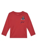 Bluzki damskie - Guess Bluzka N4BI06 I3Z14 Czerwony Regular Fit - miniaturka - grafika 1