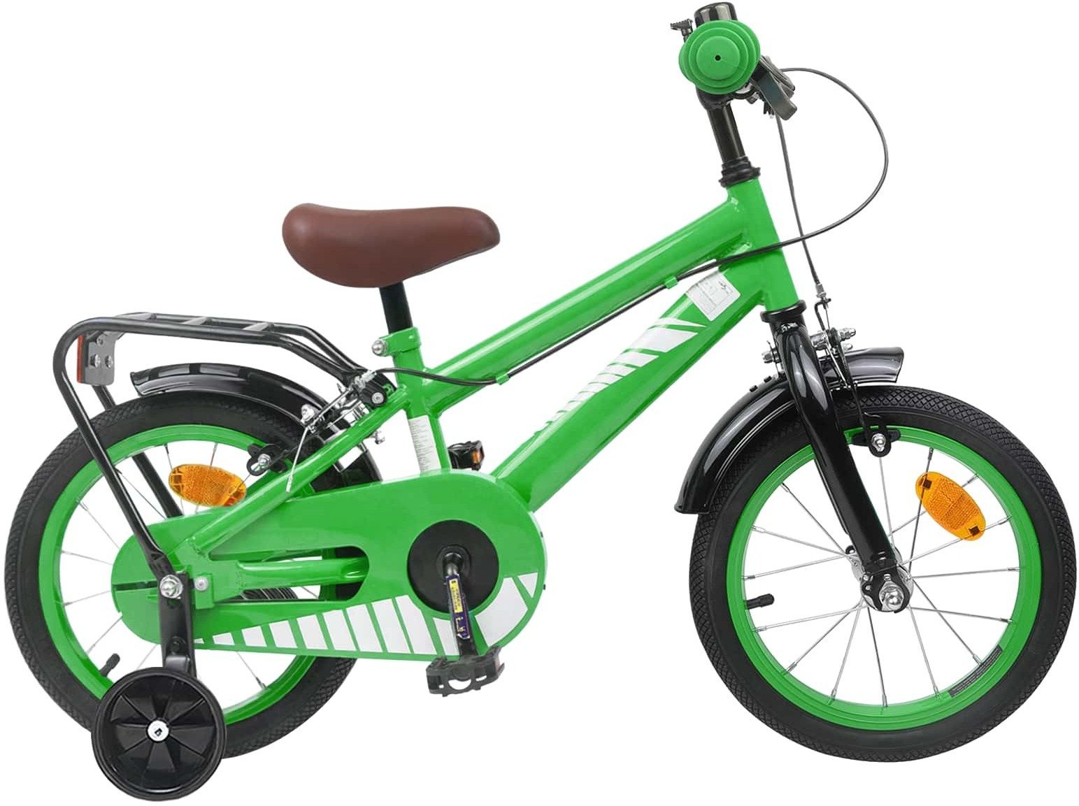 vidaXL vidaXL Rower Dziecięcy 16 Cali dla dzieci w wieku 4-6 lat zielony