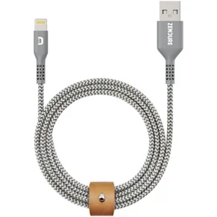 Zendure pleciony nylonowy kabel 2m szary - Kable USB - miniaturka - grafika 1