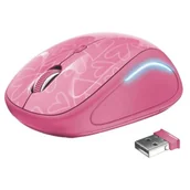 Myszki - Trust YVI FX Różowa (22336) - miniaturka - grafika 1