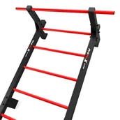 Wyposażenie sportowe i gimnastyczne - Drabinka metalowa do ćwiczeń podciagania dla dzieci gimnastyczna rehabilitacyjna z drążkiem  KSSL094 - miniaturka - grafika 1
