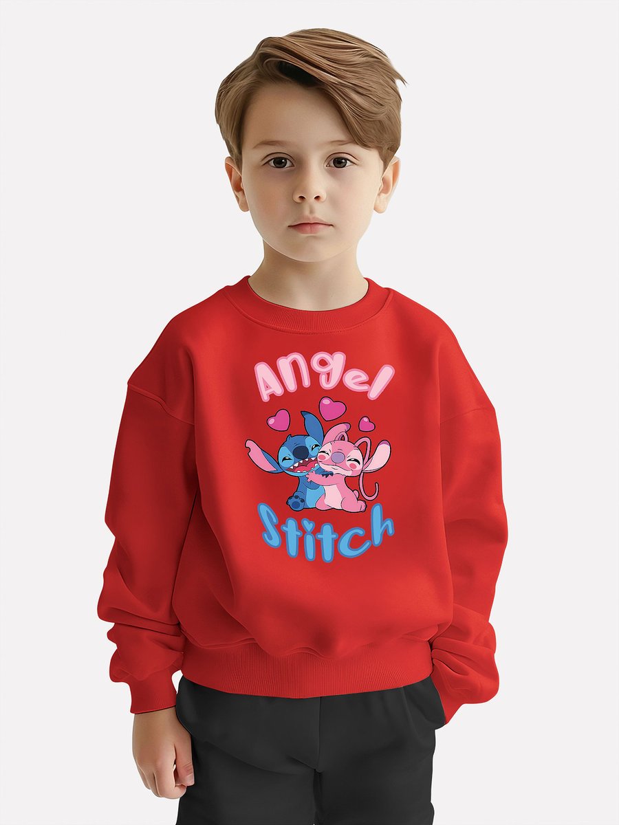 BLUZA DZIECIĘCA STITCH ANGEL ANDZIA 122-128 MŁODZIEŻOWA WZORY PREZENT