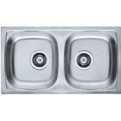 Zlewozmywaki - Alveus Basic 160 duży odpływ 3.5 Len - miniaturka - grafika 1