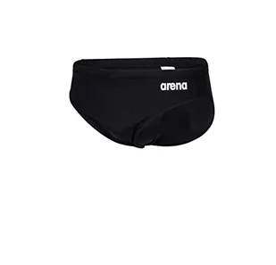 ARENA Męskie slipy Team Swim Briefs Solid Slip, czarno-białe, 42, czarno-biały. - Kąpielówki męskie - miniaturka - grafika 1