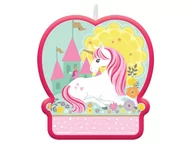Urodziny dziecka - Amscan Świeczka z zestawu Magiczny Jednorożec 1 szt 170521 - miniaturka - grafika 1