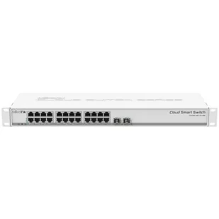MIKROTIK Cloud Smart Switch 326-24G-2S+RM with 24 x Gigabit Ethernet ports 2x - Pozostałe akcesoria sieciowe - miniaturka - grafika 1