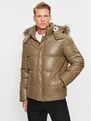 Kurtki męskie - Guess Kurtka zimowa M3BL23 WFOZ0 Khaki Regular Fit - miniaturka - grafika 1