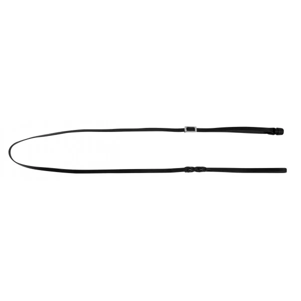 Kerbl Smycz skórzana GoLeyGo Vegas z Adapterem,czarna 20mm x 105-165cm,M,max.60kg
