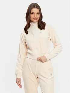 Guess Bluza V3BQ22 KBXI2 Écru Regular Fit - Bluzy damskie - miniaturka - grafika 1