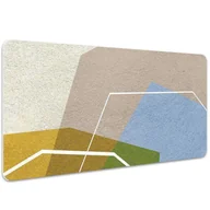 Podkładki na biurko - Mata ochronna na blat Figury geometryczne 100x50 cm, Dywanomat - miniaturka - grafika 1